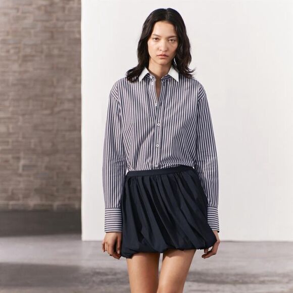 ZARA BALLOON MINI SKIRT ZW COLLECTION - Picture 3 of 13